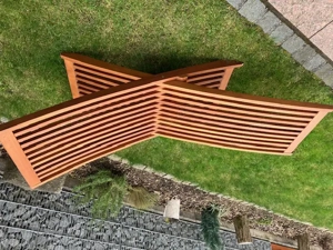 Holz-Sonnenliege von der Fa. LECO