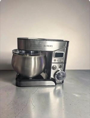 KB Elements Küchenmaschine Edelstahl Standmixer mit Digitalanzeig