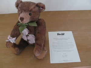 STEIFF Club-Teddy Cherry, 33cm, rotbraun Bild 2