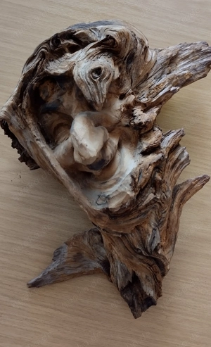 Holzschnitzerei Waldhexe