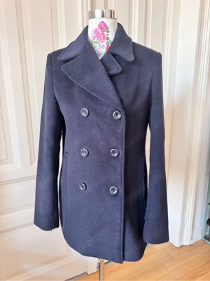 Dunkelblauer Kurzmantel, L