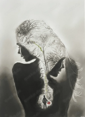 Mary G. Original Kunstwerk - "Penetration of Hope" - Surrealismus