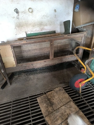 selbsgebauten Käfig für wachtel oder Kaninchen 