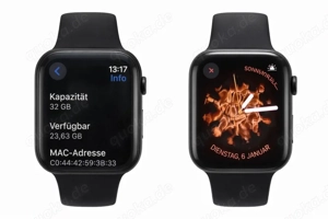 Apple Watch Series 7   45mm   GPS (ohne LTE)   32 GB   98% Batteriezustand   sehr guter Zustand