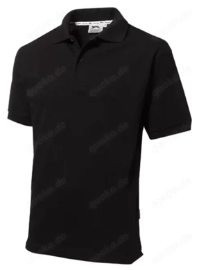 Slazenger - Forehand Poloshirt - Größe L - Black   Schwarz - Regu