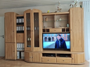 Zu verschenken - Wohnwand, Sideboard, Regal, buche hell