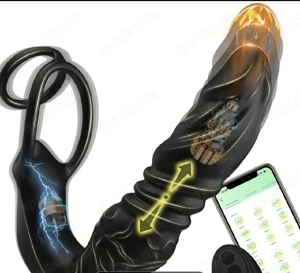 Dildo - Penis-Hülle - Dildo - Penis-Hülle - 5-in-1 Prostata--Analvibrator NEU