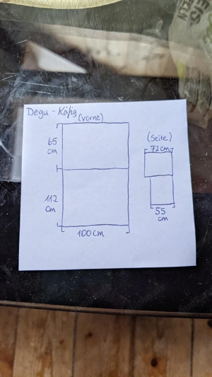 Käfigkombination optimiert für Degus, Ratten, Mäuse (Nagetiere) Bild 6