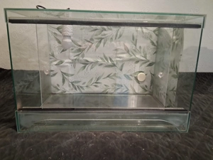Glasterrarium 60x40x40 mit Beleuchtung