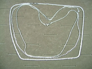 NEU: 3x Kette ab 40,- Euro 925 Silber
