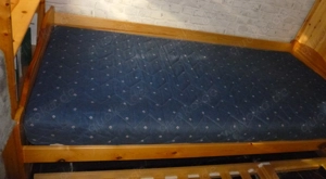 Funktionsbett Sofa Bett Schubkasten Lattenrost und 2. Bett im Schubkasten Kiefer massiv 90 x 200 cm Bild 10