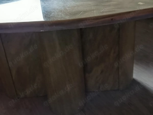 Marmortisch, grün beige Bild 2