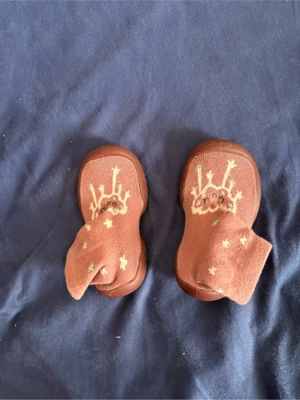Lupilu Krabbelschuhe Gr. 20 21 mit Kronenprint
