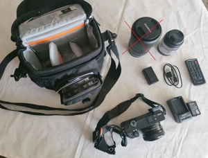 SONY alpha-6400 - digitale Systemkamera - mit Zubehör