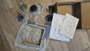 Häfele Startec PDH 3103 Türdrücker-Garnitur WC Edelstahl matt 902.93.886 NEU