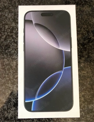 IPhone 16 pro Max 512 GB Black titan Neu