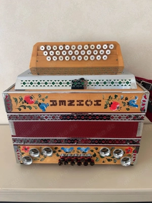 Steirische Harmonika Hohner Alpine III D    GCF   Helikon