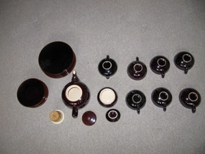Tee Service braun Bild 2