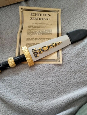 Drei Sammler Dolche mit Zertifikat. Bild 3