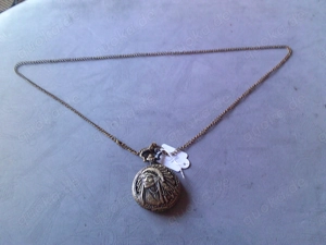 THU-605 Taschenuhr, Sprungdeckeluhr, Herrenuhr, Indianer, Pocket Watch, neu, new