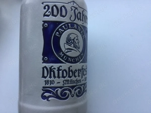 200 Jahre Oktoberfest Paulaner Sammler Bierkrug  Bild 3