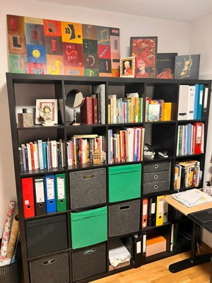 Ikea Kallax Regal Schwarzbraun 5x5 Fächer 182x 182 cm