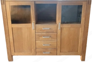 Kommode massiv Holz braun