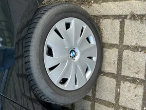 Winterreifen auf Stahlfelgen für BMW 116i - fast wie neu Bild 4