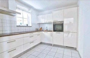 Einbauküche L-Form - inkl. original BOSCH Elektrogeräte - Creme-weiß - sehr gut erhalten 