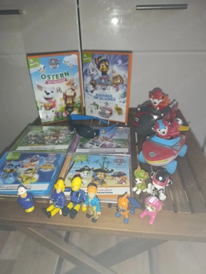 Paw Patrolset mit Feuerwehrmann Sam Spielfiguren 