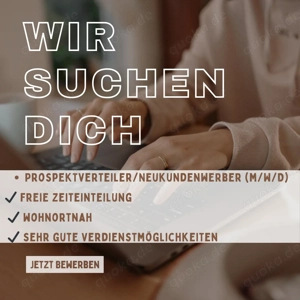 Nebenverdienst im Außendienst   Prospektverteiler   Neukundenwerber in 94327 Bogen gesucht