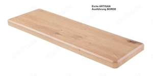 MDF Fensterbank laminiert 2 cm Dick, Eiche Artisan 20 cm x 100 cm