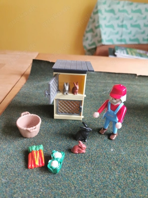 Playmobil Hasenstall ArtNr. 4491-A, Waschbärenhöhle Art.4205-A , Dachs u Fuchsbau Art 4204 A