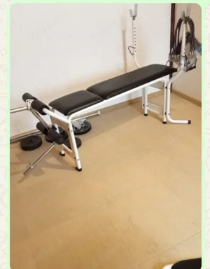 Hantelbank inkl. Zubehör 