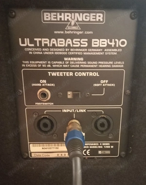 Verkaufe Bass Box Behringer Ultrabass BB410, gebraucht Bild 2