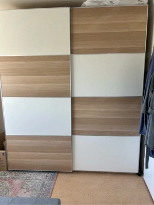Ikea PAX Schwebetürenschrank 200x65x236 Eichenf. wlas zur Selbstabholung