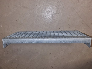4 Stück Gitterroststufen 60 x 24cm, verzinkt, MW 30 30mm Bild 4