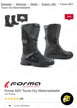 Damen Motorradstiefel Forma ADV Tourer Dry