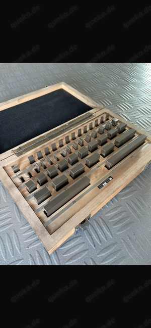 Endmaßsatz Endmaßkasten Parallelendmaßkasten 47 teilg, **TOP**