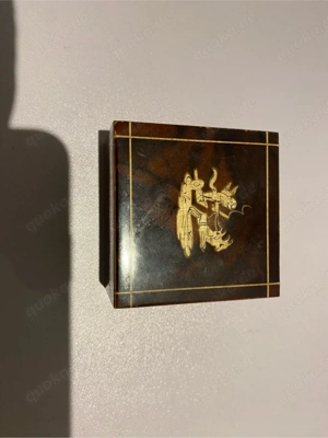 Holzkiste mit Klappdeckel klein, gebraucht