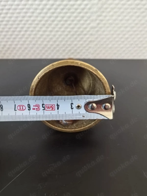 Zweiteilige Massive Tischglocke Handglocke selbstgedreht Bild 7