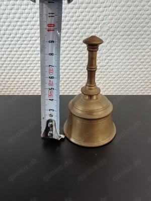 Zweiteilige Massive Tischglocke Handglocke selbstgedreht Bild 6