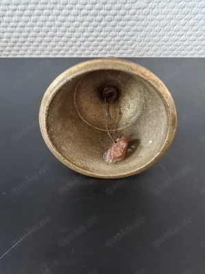Zweiteilige Massive Tischglocke Handglocke selbstgedreht Bild 4