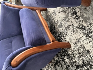 Sessel mit Hocker Bild 2