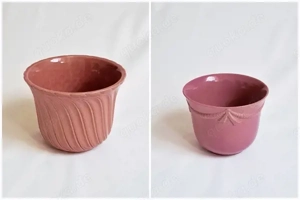 2 Übertöpfe rosé glasiert versch. Größen ab 1 Euro