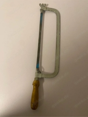 Metallsägebogen mit Holzgriff, gebraucht