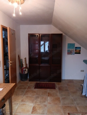 Mahagoni Vitrine, gepflegt