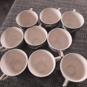 Kaffeetassen Johnson Bros England Old Britain Castles grün 