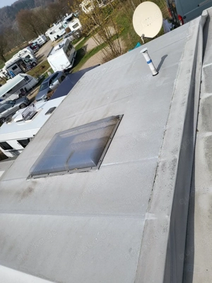 Wohnwagenschutzdach der Firma Steckdaub