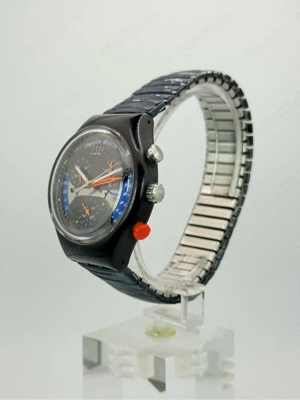 Vintage Swatch Chrono Alarm - Swiss Made - Chronograph mit Alarmfunktion Bild 2